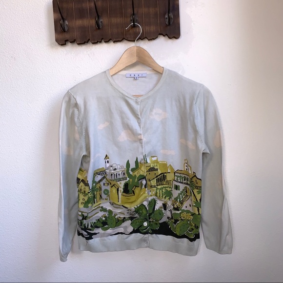 CAbi Sweaters - Cabi | Town Printed Graphic Cardigan